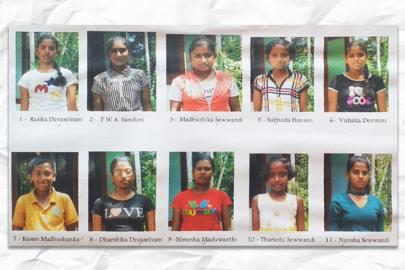 Selected children for the Nena Sawiya 01